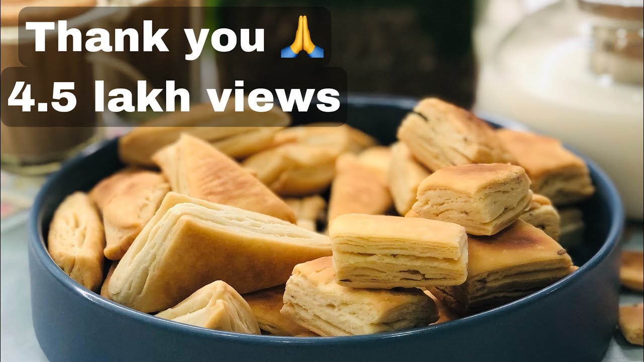 BAKERY STYLE KHARI BISCUIT PUFF PASTRYबेकरी जैसी खारी घर पर बनाये