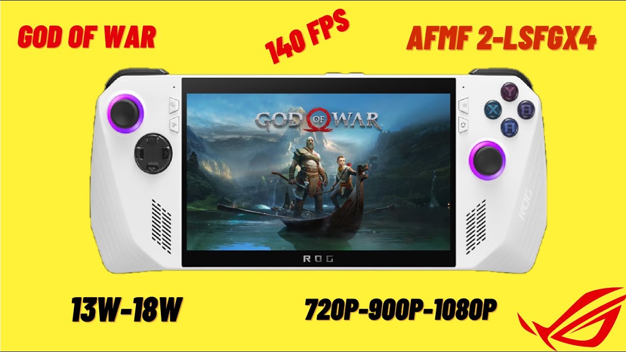ASUS ROG ALLY | God of War | Performans ve Batarya Testi - YouTube