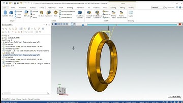 mastercam 2024 roughing and finishing cnc lathe