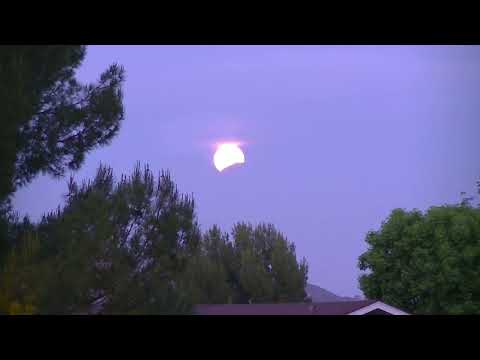 Eclipse moonset, one in a million May 26, 2021