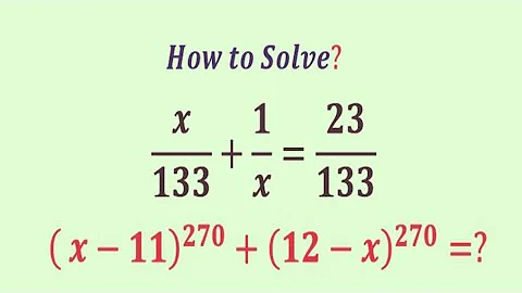 An amazing algebra mathematics problem | Olympiad Question | Can you solve?