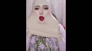 😱 Beauty natural of female mask silicone | she's stay look feminine without hair wigs | unmasking