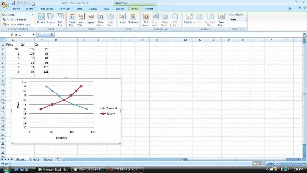 How to Change the X and Y axis in Excel 2007 when Creating Supply and ...