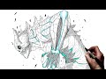 How To Draw Kaiju No 8 | Step By Step | Kaiju No 8