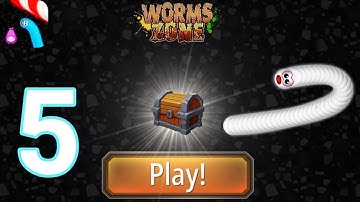 Worms Zone .io 🎮 - Gameplay Walkthrough Part 5 ( iOS, Android ) AllGameplay