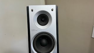 Testing My Panasonic model: SB-PM17 Bookshelf Speaker