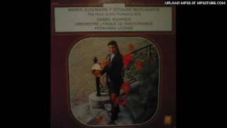 Daniel Bourgue plays 2nd part Franz Strauss Concertino in C minor, Op. 8. Lp record.