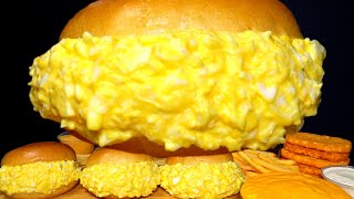 ASMR MUKBANG EGG SANDWICHES HASH BROWNS & FRIES | WITH CHEESE | Magic Mikey