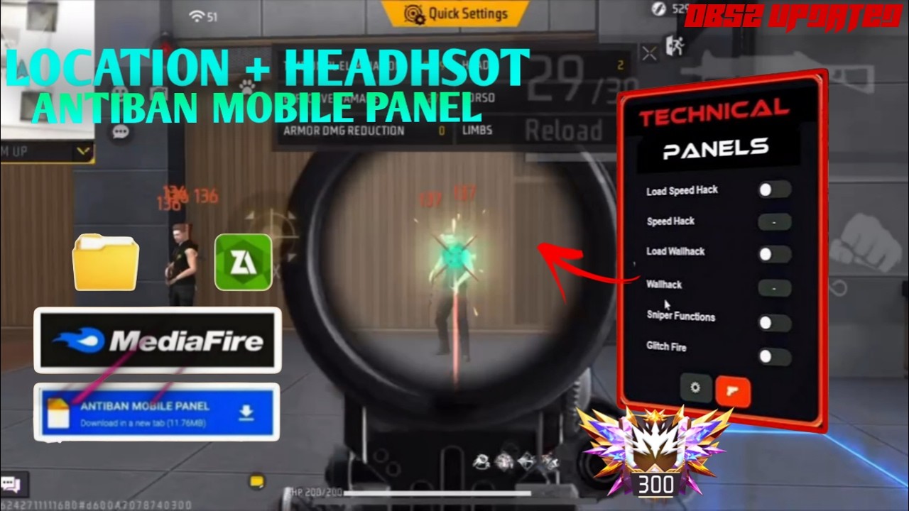 FF PANEL MOBILE | FREE FIRE PANEL OB52 UPDATE | FF MAX META DATA FILE FREE FIRE HACK NEW