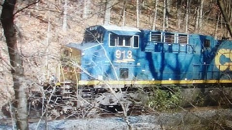 CSX Train Along C&O Canal