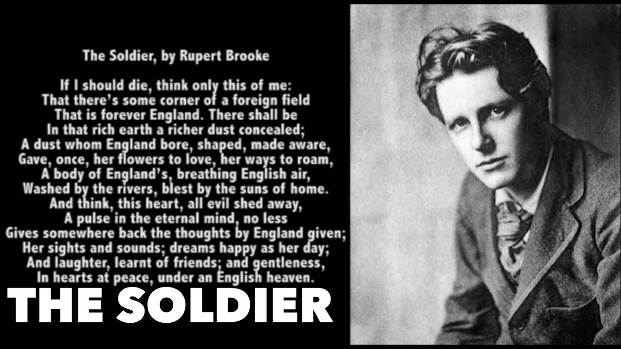 'The Soldier' by Rupert Brooke wimbledon femme