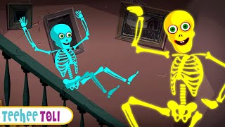 This Little Skeleton + More Spooky Skeletons Songs By Teehee Toli
