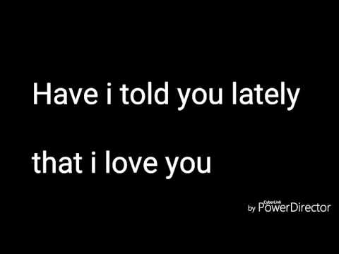 Have i told you lately that i love you / 오세준 - YouTube