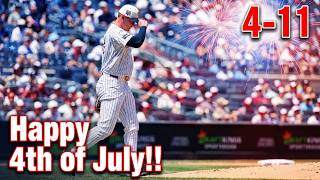 Yankees Blown Out 11-4 on the 4th of July/Jazz Chisholm needs to go??| Twins Full Recap & Reaction