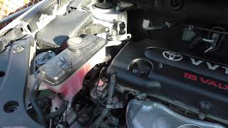 (PART 1 coolant drain) 08 Rav4 4WD 4 cylinder 2.4 2AZ-FE Engine Removal Replacement