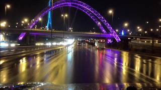 Night drive in Baku (watch, listen and relax...)