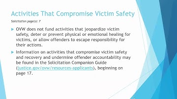 OVW FY 2023 Legal Assistance for Victims Expanding Legal Services Initiative Information Session