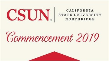 CSUN Commencement 2019: Honors Convocation