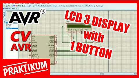 (AVR) 3 Kondisi/Tampilan LCD menggunakan 1 button inputan !