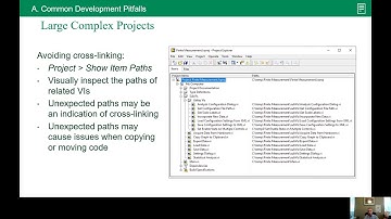 Large LabVIEW Project Development Techniques