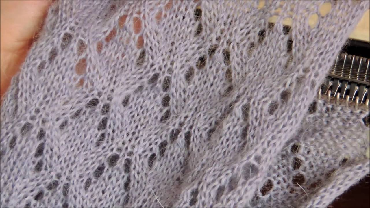 Вяжем ажур машине Вяжем ажур машине