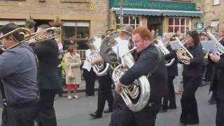 Enfield Br Band Whit Friday March 2010 At Delph Playing Army Of The Nile