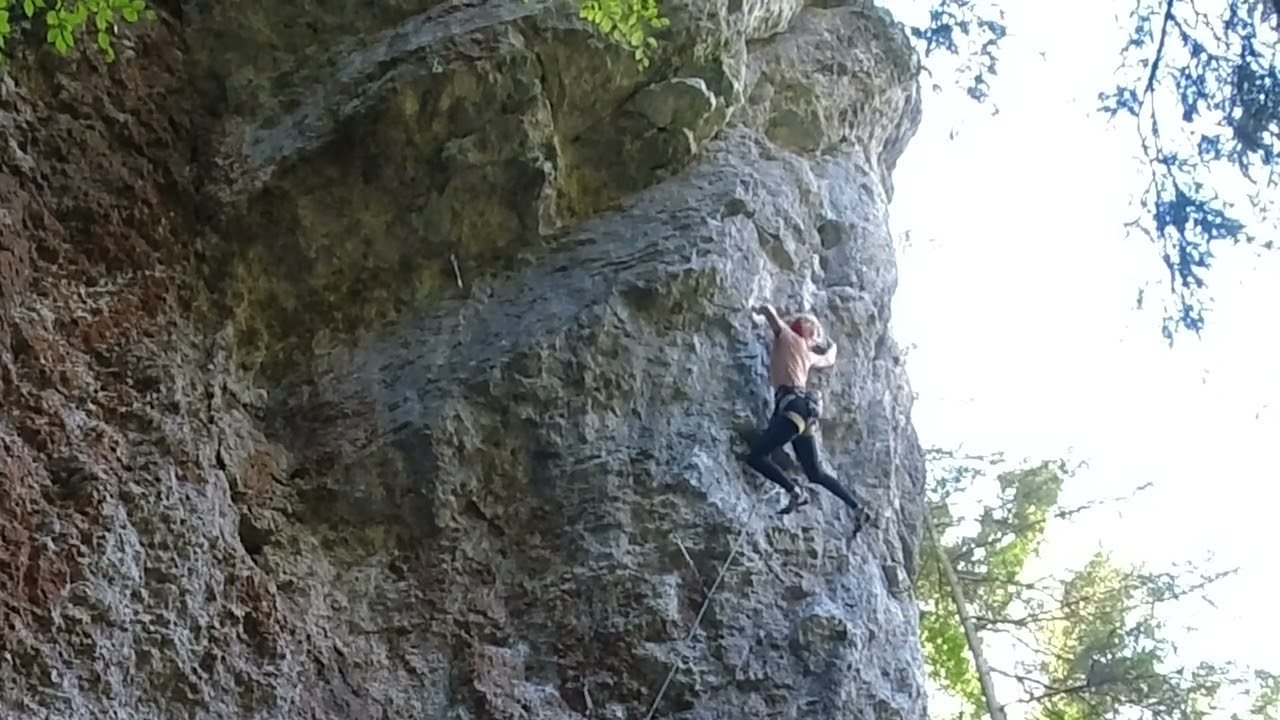 Ab durch die Mitte, Marientaler Wände, Frankenjura, AK 