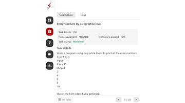 Even Number by using While loop || Sharpener assignment answers || Sharpener Tech review || Code