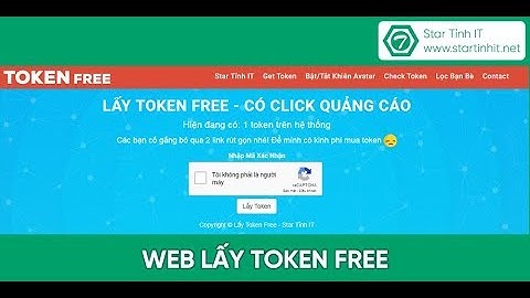 Share Web Lấy Token RanDom Sub Cao 2018