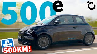 Fiat 500e Langstreckentest - 500km auf der Autobahn mit 130km/h trotz Stadt Flitzer? Fiat 500 Km 0