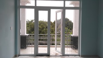 VIDEO CỬA ĐI CHÍNH 2 CÁNH -  NHỰA LÕI THÉP UPVC VÀ NHÔM XINGFA