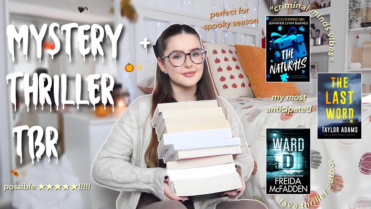 Mystery / Thriller BOOK HAUL (thriller tbr + fall spooky reads)🕵🏻‍♀️🕸️🖤 ...