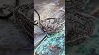 таинственная подвеска ,,Моя прелесть,, с натуральным камнем #@НатаПа-з7х #wirewrap #украшения