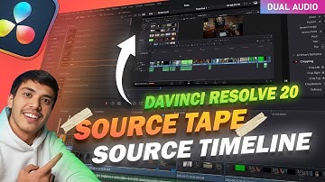 Fastest Way to Edit in DaVinci Resolve 20 | Source Tape & Source Timeline Tutorial