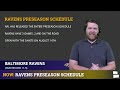 Baltimore Ravens Preseason Schedule Released - Time, Dates, Opponents & Locations