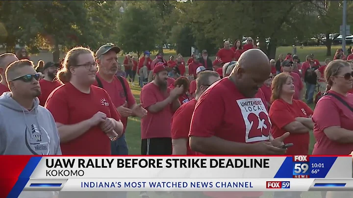 UAW rally held in Kokomo before strike deadline