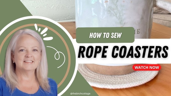 Sew a Rope Basket or Bowl Using Cotton Clothesline Rope