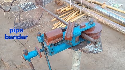 diy pipe bender l How To Pipe Bend on Pipe Bending Machine l pipe bending machine