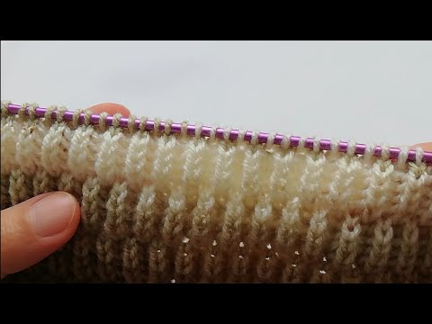 Batik ipten iki şiş örgü/Easy knitting crochet