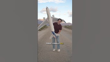 I Tried FLYING A Giant RC Airplane 😭