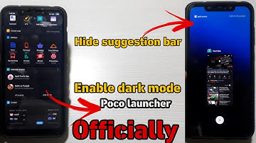 POCO LAUNCHER OFFICIALLY DARK MODE