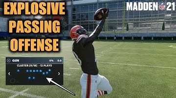 THIS NEW MADDEN 21 PASSING OFFENSE IS EXPLOSIVE! UNSTOPPABLE MONEY PLAY KILLS ANY DEFENSE!