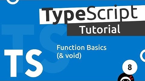 TypeScript Void Functions Tutorial" by Nimra Talha