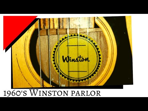 ★Winston★パーラーギター★ホワイト★Vintage★アコースティック★ ☆Winston☆パーラーギター☆ホワイト☆Vintage☆アコースティック☆