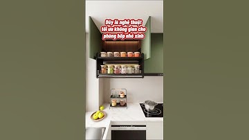 ĐÂY LÀ NGHỆ THUẬT TỐI ƯU KHÔNG GIAN CHO PHÒNG BẾP NHỎ XINH  HANDYWOOD