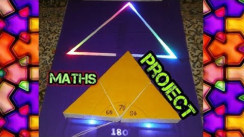 Angle sum property working model