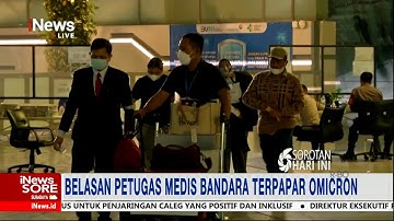 15 Petugas Medis Bandara Soetta Terpapar Omicron #iNewsSore 07/01
