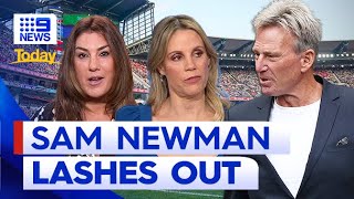Lidia Thorpe unleashes at Sam Newman's call to boo Welcome to Country | 9 News Australia