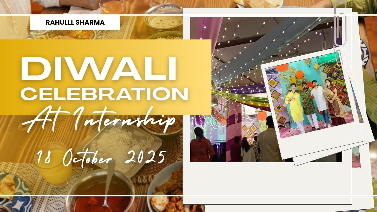 ​✨ DIWALI VLOG 🪔: My FIRST Corporate Celebration! 🎉 Office Party & Festive Fun!