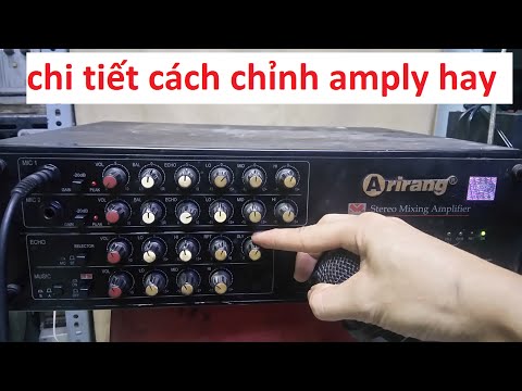 Video cách chỉnh amply karaoke | nghe nhac, hát karoke hay - youtube